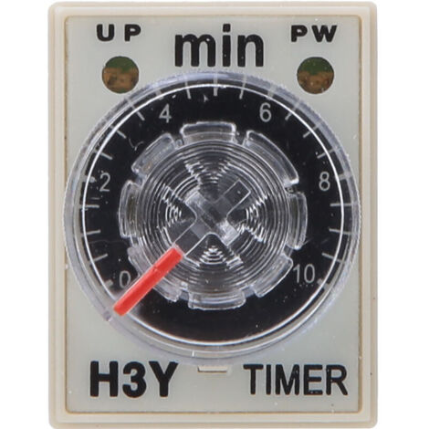 Relais temporisé H3Y-2 8 broches Appareils ménagers de haute précision Fournitures électriques 0-10 Minutes24VDC