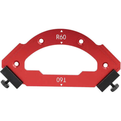 Outil Polyvalent Efficace Ajustements Faciles Corners Router Router Bit Modèle pour les Projets de Travail du Bois avec une Pince Rapide pour une Mise en Coin Précise dans les Projets de Travail du (1/4)
