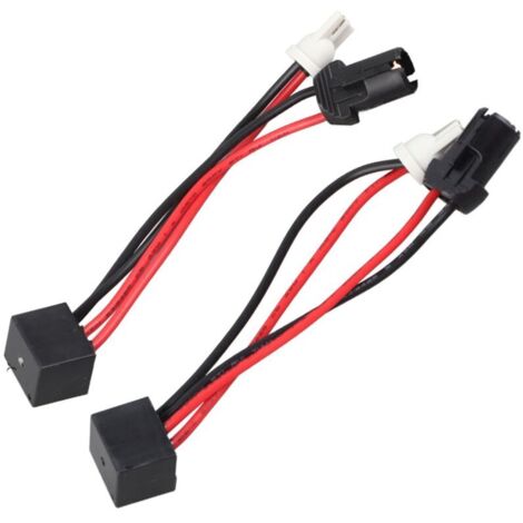 2 Pcs T10 Ampoule LED Avertissement Annulateur D'avertissement T10 Décodeur LED pour Voitures Importées Prise de Coin Intégrée Voyant D'avertissement LED S'allume Numéro de Position Lumière T10. (1/4)