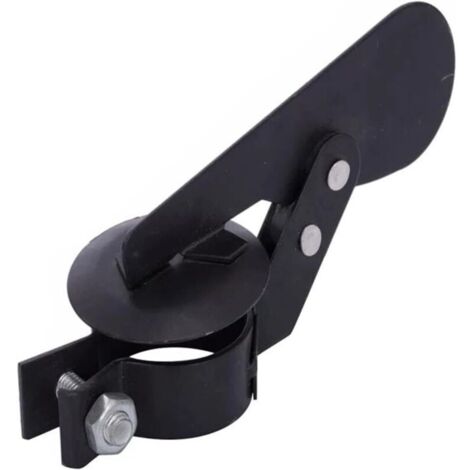Clapet d'Échappement Tracteur - Capuchon de Pluie et de Protection pour Pot d'Échappement - 50 mm - Compatible avec les Tracteurs à Gazon - Noir