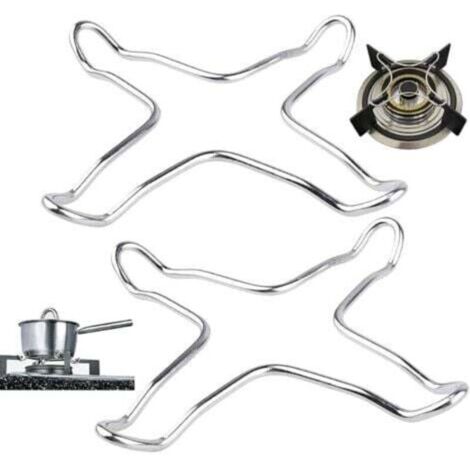 2 Pièces Universel Fonte Anneau à Gaz, Support Universel pour Cuisinière, Wok Support Stand pour Gaz Table de Cuisson, pour Les Cuisines, Les Machines À Café, Les Fours, Poêles À Gaz (1/4)