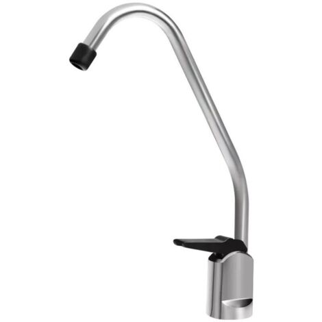 Robinet de Filtre à Eau 100% sans Plomb pour la Plupart des Systèmes d'osmose Inverse ou de Filtration d'eau, sans Espace d'air, Finition Chromée, pour Eau Potable