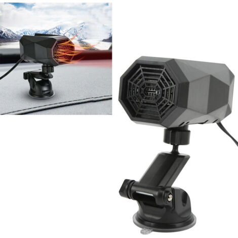 Ventilateur de refroidissement et de chauffage pour voiture, 12V, 150W, dégivrage rapide, désembueur, rotatif à 360 degrés, pour maison automobile (1/4)