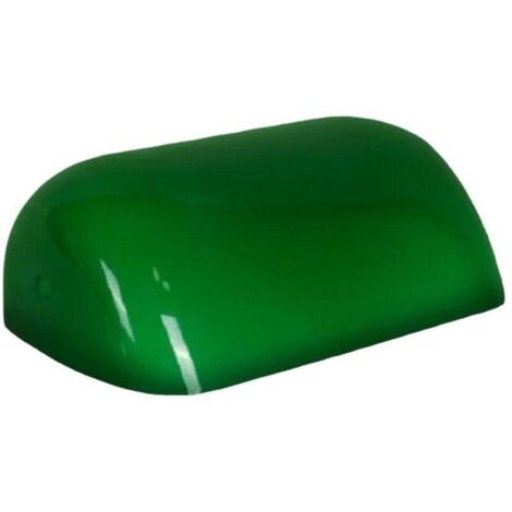 Abat-jour,Remplacement Glass Bankers Couverture de l'abat-jour pour lampe de bureau (vert)