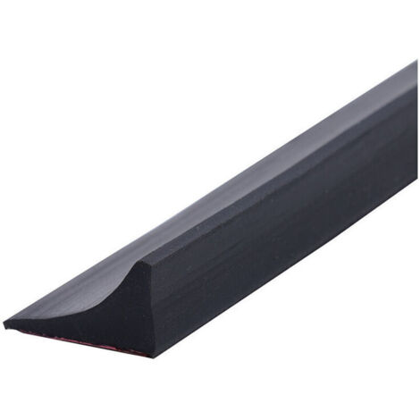 100CM Barriere De Douche Silicone,Barre De Seuil De Douche Anti Débordement Autocollant,Barrage Eau Douche,Seuil Douche Barrage D'eau,Barrière De Douche Pliable Pour Sol De Salle De Bain-noir (1/4)