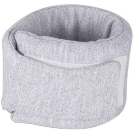 Collerette Chat, Collerettes pour Chat Chiens, Collerette Réglable pour Chat, Doux Collerette Chat,Tour de Cou 26-33 CM, L, Gris