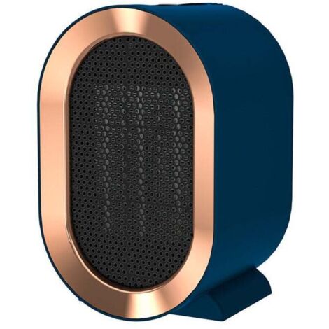 Radiateur soufflant - Chauffage dintérieur portable - 220 V 1200 W - Convient pour salon, chambre et salle de bain - Bleu (1/4)