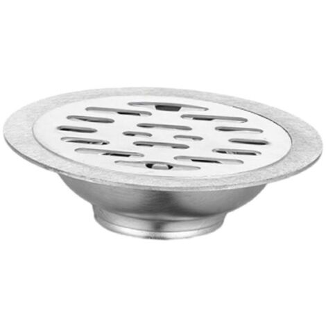 Couvercle de drain de sol rond pour égout, sortie d'eau de piscine souterraine, couvercle de filtre de douche, connecteur d'évier de cuisine, 9,8 x 2,6 cm