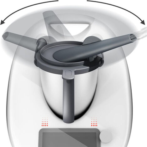 Conducteur de vapeur compatible avec Thermomix TM5, TM6, TM Friend, avec protection contre le débordement de la vapeur, accessoire de cheminée, protection de meubles, hotte aspirante (1/4)