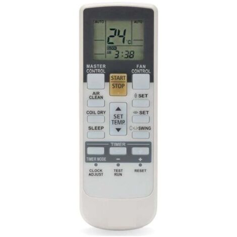 Télécommande compatible avec les climatiseurs Fujitsu et génériques, conception originale, fonctions avancées, jusqu'à 4 vitesses de ventilation, prête à l'emploi en quelques secondes (1/4)