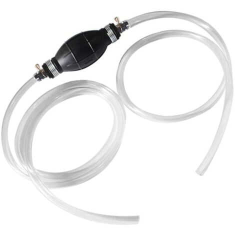 Pompe à essence manuelle - Pompe à eau et liquide - Pompe à eau - Pompe à eau manuelle universelle pour essence, huile, diesel, avec un total de 2 m de tuyau (1/4)