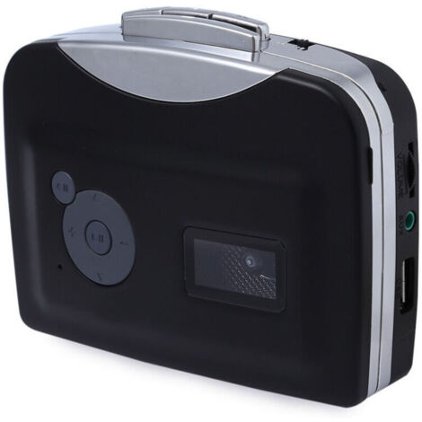 USB Tape Signal Converter Tape to MP3 Cassette player Walkman Stereo Straight to USB Stick, Black-,de (1/4)