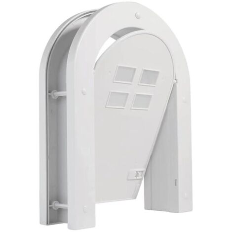 Porte intérieure pour chat de forme unique, porte intérieure pour animaux de compagnie, porte verrouillable pour chiens et chats jusqu'à 150 cm, installation facile et installation sûre, idéale pour l (1/4)