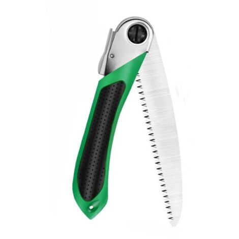 CPSARKV Scie Elaguer à Main Bimétal de Qualité Supérieure, pour Elagage, Emondage, Jardinage, Camping (1/4)