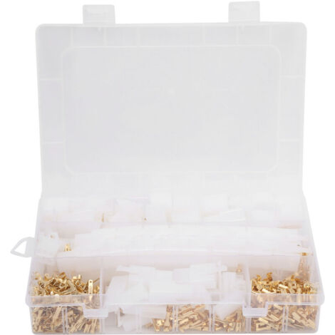 580 pièces de boîtier de connecteur mâle/femelle de borne de circuit 2 3 4 6 9 broches 2,8 mm pour l'électronique, (1/4)