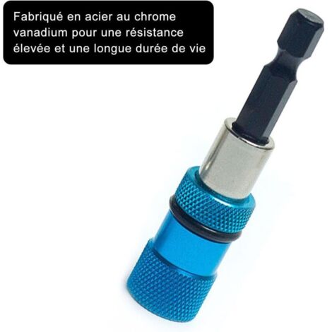 3Pcs Embout Visseuse, Porte Embout Magnetique, Porte-Embout pour Cloison Sèche Bit, Tige Hexagonale 6cm, pour Cloison Sèche pour Visseuse sans Fil Et Perceuse À Main (1/3)