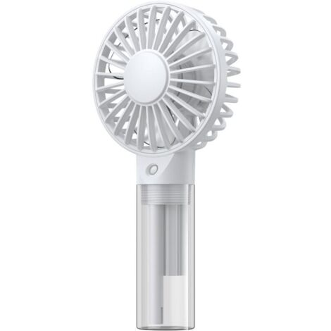 Ventilateur brumisateur portable – Ventilateur de brume d'eau personnel rechargeable avec réservoir d'eau de 32 ml Mini ventilateur de refroidissement à main pour voyage, extérieur, maquillage (1/4)