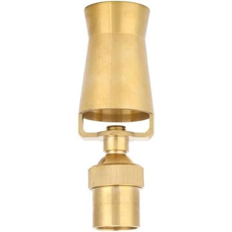 (13×4.5×2.5cm)(tour de glace)Buse de fontaine en laiton, tête de pulvérisation pour fontaine à eau DN15, DN20, DN25, accessoires de fontaines pour affichage d'eau de jardin (1/4)