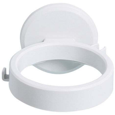 1PCS (Blanc) Support Seche Cheveux,Porte Seche Cheveux,Porte Seche Cheveux Mural,Porte Seche Cheveux sans Percage,Support de Sèche-Cheveux Autocollant sans Percer,pour Salle de Bain Et Toilettes