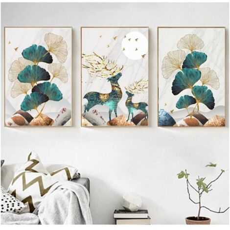 30x40 cm Lot de 3 Posters de Qualité Supérieure,Tableau Décoration Murale,Décoration d'intérieur élégante pour chambre à coucher et salon,Sans Cadres (1/4)