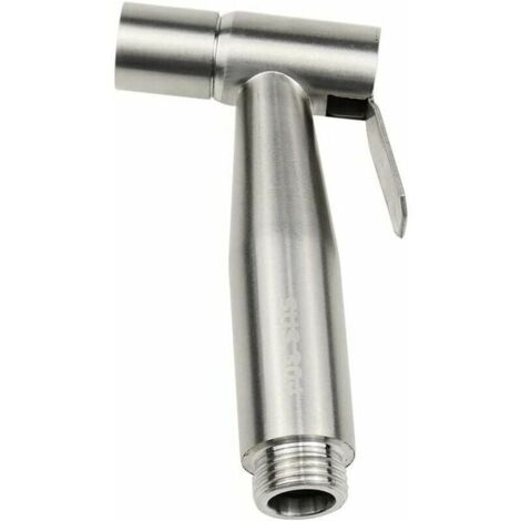 Douchette Bidet pour WC Acier Inoxydable Pulvérisateur de Couches Pulvérisateur à Bidet Manuel pour l'hygiène personnelle Douche Salle de Bain WC -Argent -DPZO,de (1/4)