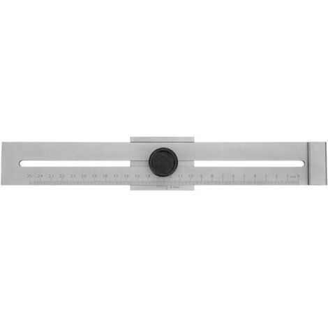 Trusquin de Traçage Métal, 0-250mm Plage de Mesure Jauge de marquage en Acier au Carbone Outils de Mesure pour le Travail du Bois, Trusquin de Menuisier