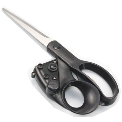 Ciseaux Laser 26.5x15x3cm,- Guidage Laser facilite la decoupe - Idéal Bricolage et petits travaux (1/4)