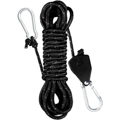 4m Fil Linge Retractable Portable, Corde à Linge Rétractable pour Intérieur Extérieur Camping Voyage,Corde a linge antidérapante,Corde à linge de voyage portable,Accessoires de camping