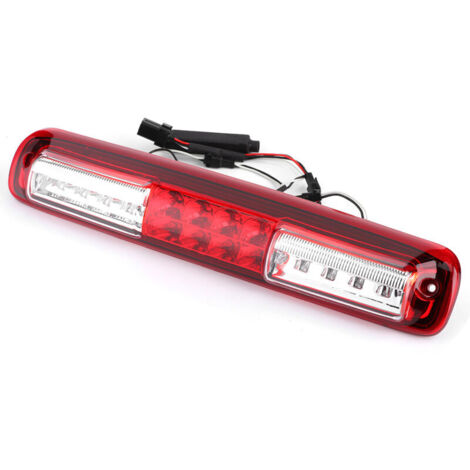 Feu arrière LED de frein en hauteur pour Chevy Silverado 1500/2500/3500 99-06 Rouge et Blanc,de (1/4)