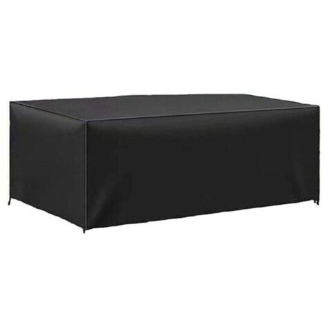 Housse Table de Jardin 180 x 110 x 70cm, Housse de Protection Bâche Résistante aux Intempéries et aux Déchirures 420D Oxford pour Mobilier Salon de Jardin (1/4)