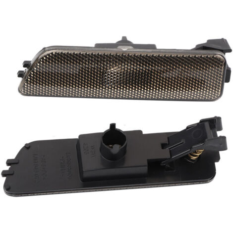 Paire de boîtiers de lumière de côté de pare-chocs fumé pour MK4 617215181853 (Marron),de