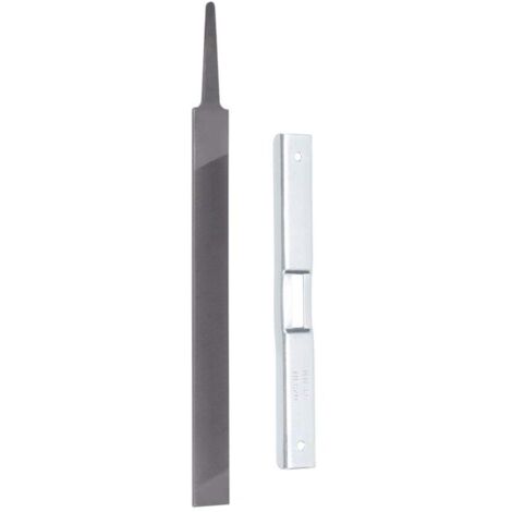Kit D'outils D'affûtage de Tronçonneuse Universel 2 Pièces Ensemble de Fichiers Plats de Jauge de Profondeur de Scie à Chaîne, pour L'élagage D'arbres, L'aménagement Paysager, le Travail de Ja (1/5)