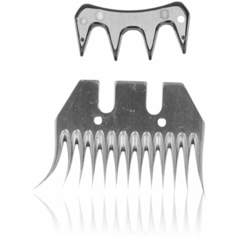 Lames de Cisailles pour Moutons, Lames de Rechange pour Tondeuses à Laine pour Chèvres en Acier Inoxydable, pour Chèvres, Moutons, Bovins(13-tooth curved blade) (1/5)