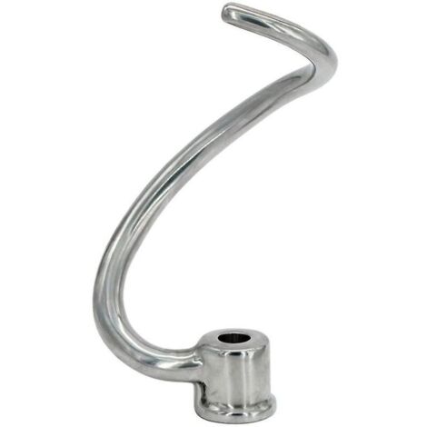 Crochet pétrisseur de rechange de 7 litres pour batteur sur socle Kitchenaid Ksm7990 Ksm7581 - Acier inoxydable,de (1/3)