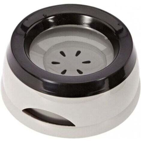 1pc Bol pour chien Anti-déversement bol d'eau pour chien, gris, bol distributeur d'alimentation lente adapté à la maison et aux voyages bol d'eau pour chien/chat/animal de compagnie (1/4)