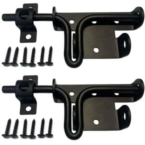 Targette Noir Pour Porte - Verrou Bricolage Standard