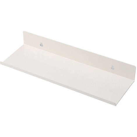 2 Pièces étagère Murale Blanche, Étagères Murales Flottantes Tablettes pour Chambre, Salle de Bains, Cuisine, Salon, Bureau (30CM,Blanc) (1/4)