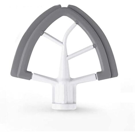 Mélangeur à tête inclinable pour Kitchenaid Essential en silicone Flex Edge avec grattoir intégré, taille 4 55 QT (1/4)