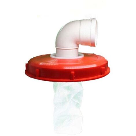 Couvercle de Réservoir IBC avec Filtre en Nylon Lavable pour Réservoir d'eau de Pluie IBC 1000 litres,Filtre À Couvercle IBC Accessoires de Réservoir IBC,Filtre à Eau de Pluie en Nylon (245mm quatre-v (1/4)