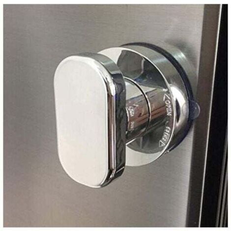Puissante Ventouse Poignée de Porte en Verre Miroir, Réfrigérateur Tiroir Salle de Bain Ventouse Accoudoir Mural, Baignoire Poignée de Douche Cuisine Tiroir Bouton d'armoire Ventouse-- (1/4)