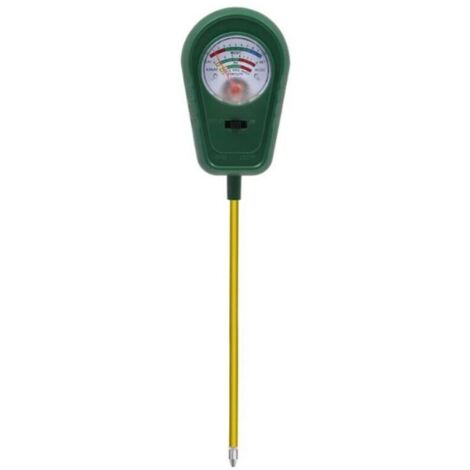 Kit d'analyse de sol 3 en 1 : humidimètre, pH-mètre, testeur de fertilité, pour jardin, pelouse, ferme, intérieur et extérieur (1/4)