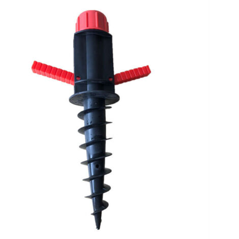 Support de Parasol,Pied Parasol à Visser dans Le Sol, pour Plage Sable ou Terre Pieds de Parasols,Crochets de Parasol,Pied Parasol Sable.. (1/4)