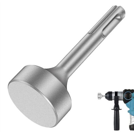 SDS-Plus T Post Ground Rod Driver, Drill Bit Driver Durable Hammer Drill Rod Converter pour Hammer Drill Ground Rods F.. (1/4)