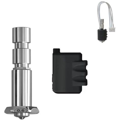Hotend Chauffage pour Anycubic Kobra3 Max Thermistance Chaussettes en silicone avec buse en acier inoxydable 0,6 mm Kobra3 Max Hotend (1/4)