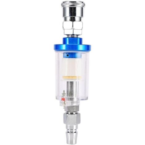 Kit séparateur huile-eau 1/4" avec filtre à air et lubrificateur, piège à humidité pour compresseur et outils pneumatiques professionnels (1/4)