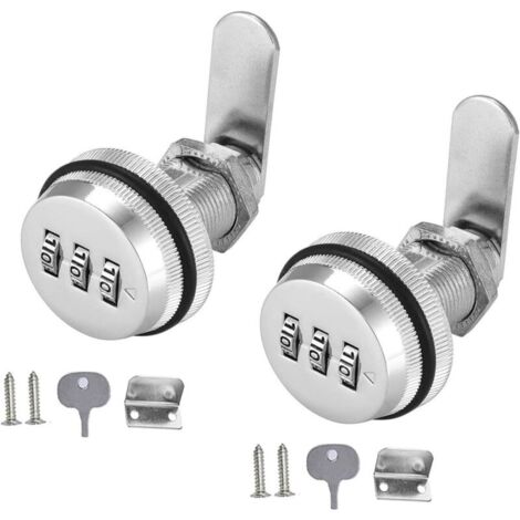 Pièces de sécurité pour tiroirs de boîte aux lettres, serrure à came à code, serrure à came sans clé, serrure à combinaison, pour tiroirs de boîte aux lettres (1/4)