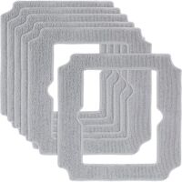 Lot de 6 chiffons de nettoyage pour robot de nettoyage de vitres Ecovacs Winbot Mini Famille - Tampon de nettoyage de rechange pour Ecovacs Winbot MINI W-CC02-0012