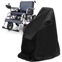 Housse imperméable pour fauteuil roulant : housse de protection pour fauteuil roulant housse imperméable pour fauteuil roulant électrique, housse de protection Oxford coupe-vent pour l'extérieur (115c