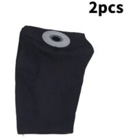 2 sac d'aspirateur, sac à poussière, facile à installer, élimination des peluches, sac d'aspirateur réutilisable pour eau et poussière, sac à poussière à ouverture supérieure en sergé