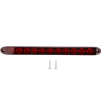 Feu LED 12V 11 LED frein/clignotant arrière lentille rouge pour camions remorques poids lourds,de